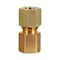 Everflow 1/4" O.D. COMP x 1/8" FIP Reducing Adapter Pipe Fitting, Lead Free Brass C66R-1418-NL - alternate 1